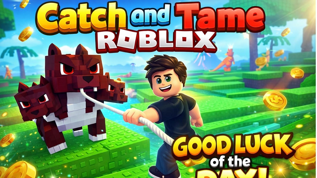 Catch and Tame Roblox 🐺🔥 | Good Luck of the Day 🍀 | Insane Pet Luck! #roblox