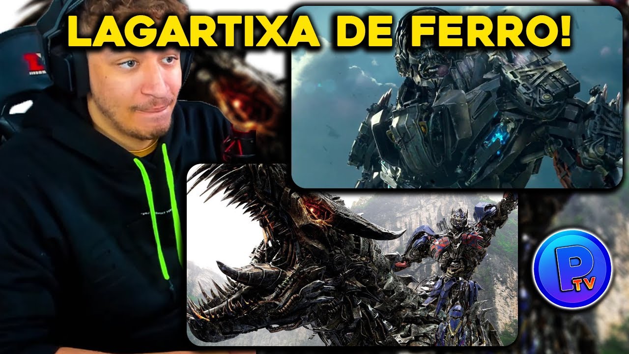 MAIS UM ROBÔ MALUCO! | TRANSFORMERS 4 ERA DA EXTINÇÃO REACT