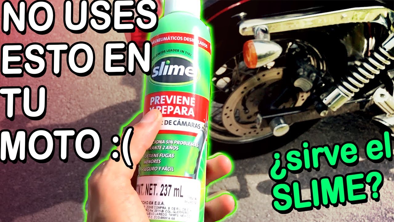 Intentamos PARCHAR una llanta PONCHADA con SLIME y no sirve