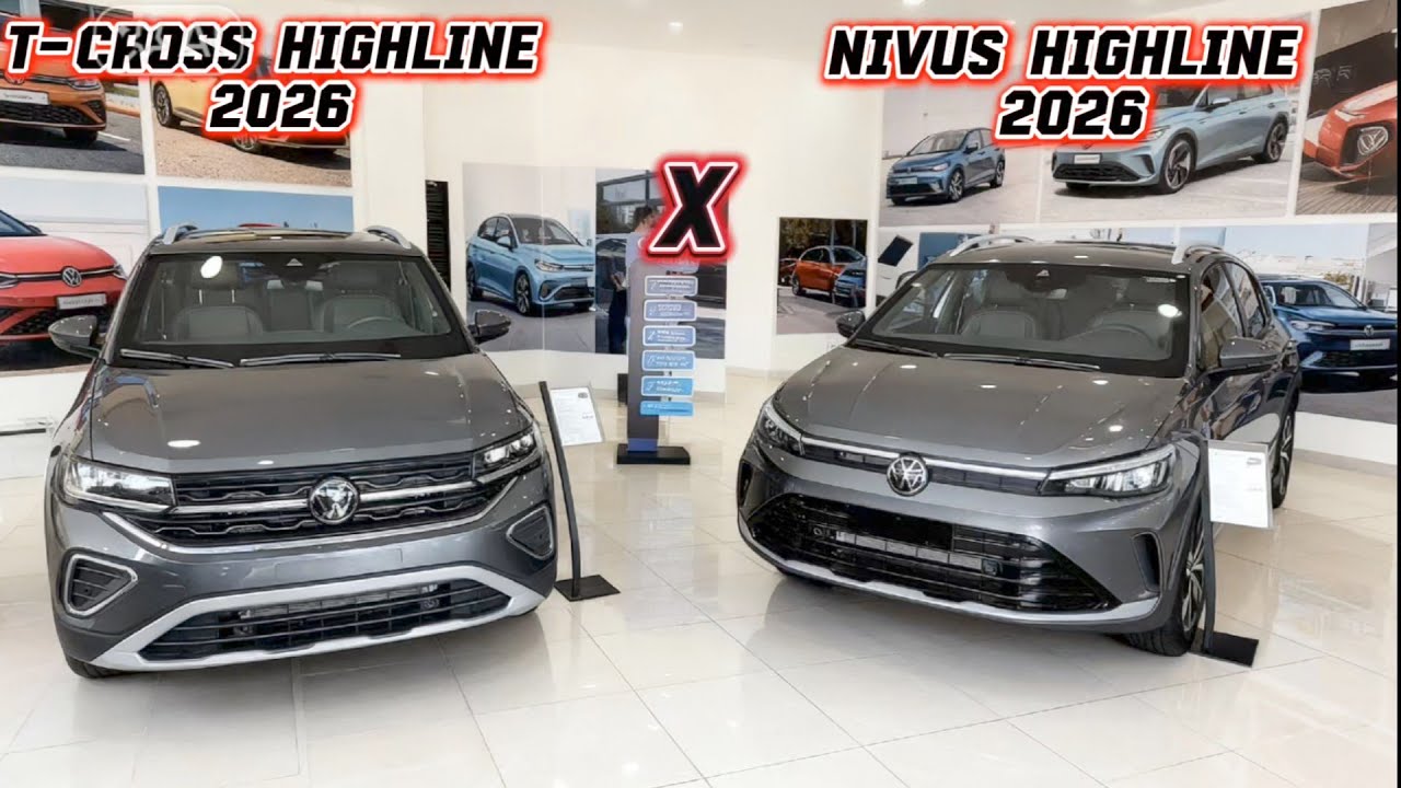 NIVUS HIGHLINE E T-CROSS HIGHLINE 2026 - QUAL É MAIS ECONÔMICO? O QUAL COMPRAR?