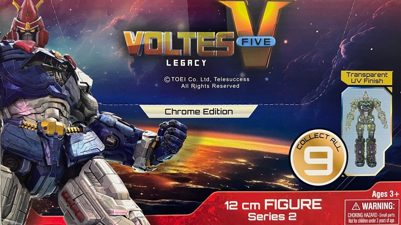 UNBOXING Voltes V Legacy 12cm Figure Chrome Edition Series 2 FULL BOX (9 pieces)
