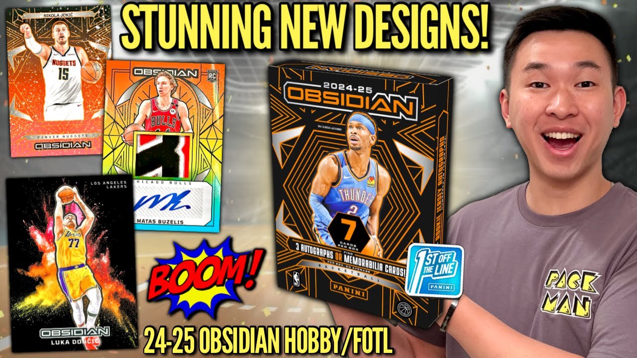 CRAZY JUICY BOXES (BOOM)! 😱🔥 2024-25 Panini Obsidian NBA Basketball FOTL Hobby Box Review x2