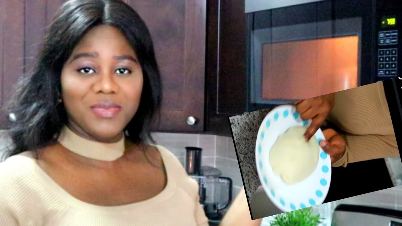 Easy Way To Make Yam Poundo In A Microwave! // Nigerian Recipe