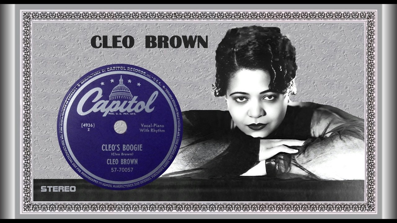 Cleo Brown - Cleo's Boogie 1949 (STEREO)