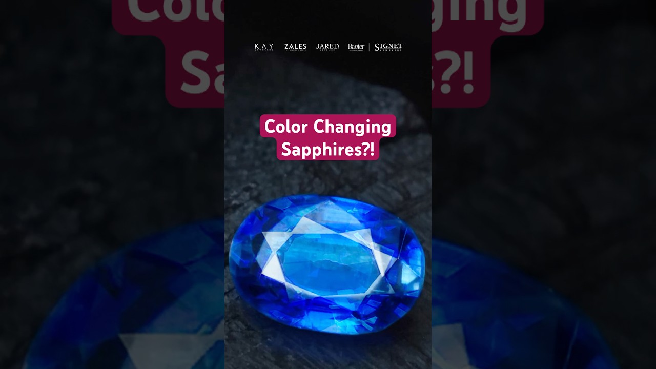 Color Changing Sapphires?!? They Exist And Here's How! #sapphires #colors #science