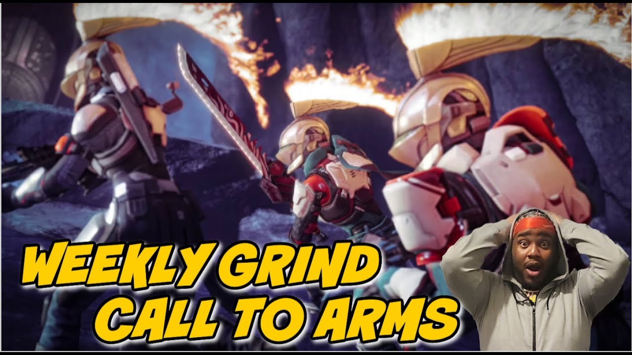 DESTINY 2 - CALL TO ARMS WEEKLY GRIND & NEW DUNGEON TRAILER REACTION! LIVE!