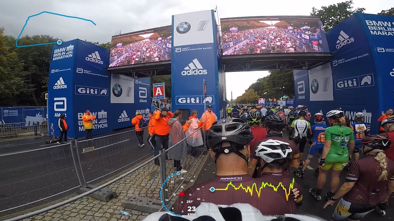 28.09.2019 46. BMW Berlin Marathon Inline Skating Block C GoPro Hero 5 Black