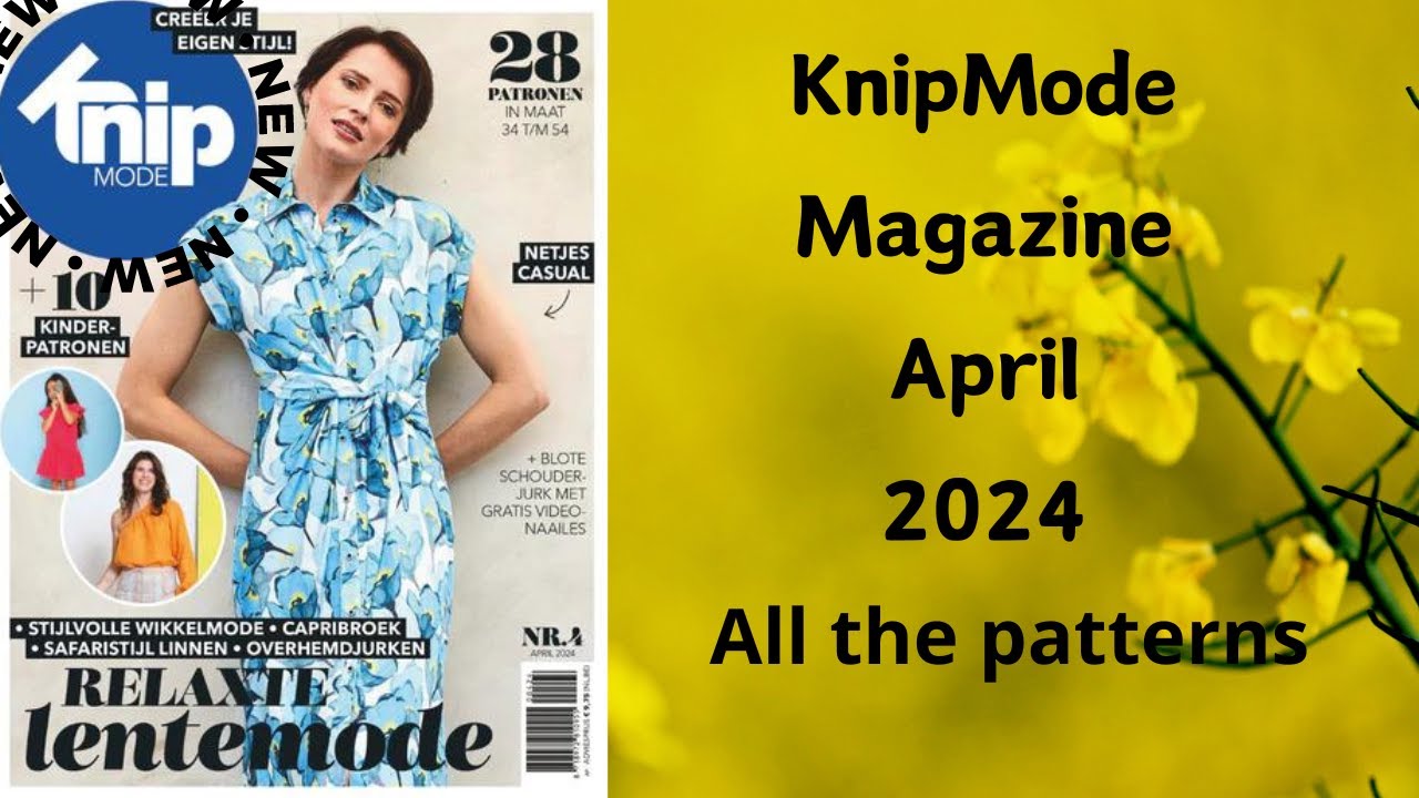 #KnipMode 4/2024 #KnipModeMagazine #BurdaExtra #FaitMain #sewingMagazine #knip