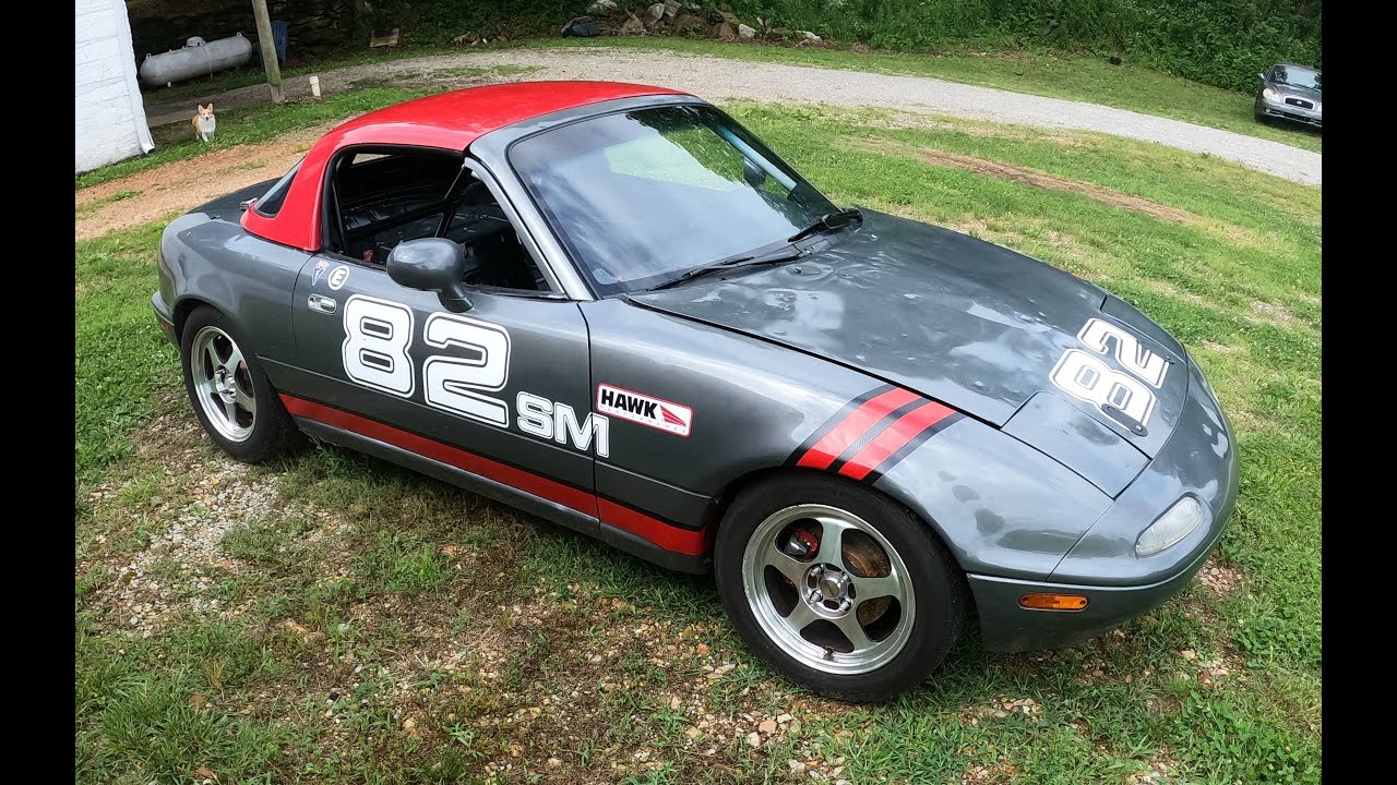 Buying and fixing a cheap race car! Spec MIata!