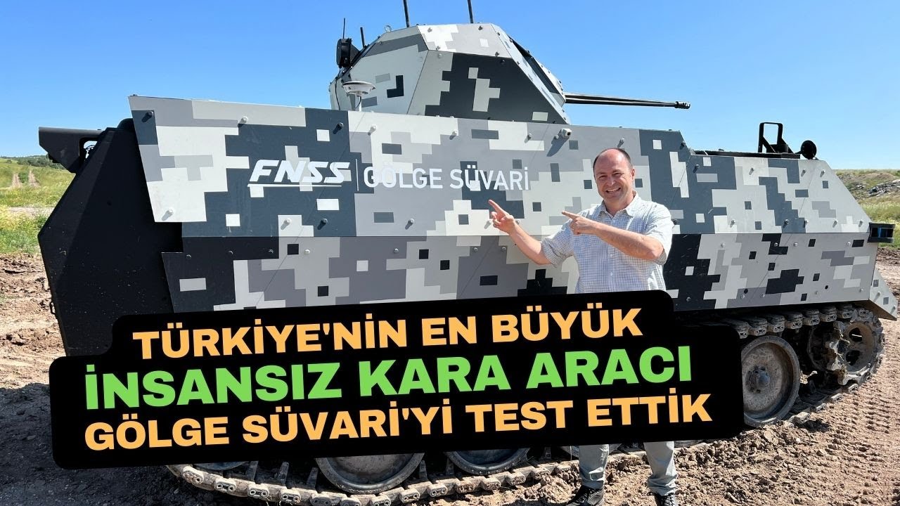Türkiye'nin en büyük İnsansız Kara Aracı (İKA) Gölge Süvari'yi test ettik 
