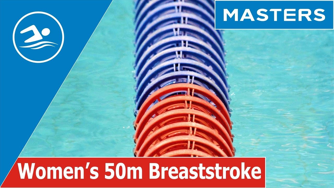 Women's 50m Breaststroke / Masters Swimming event at the Battle of Sprinters 2021