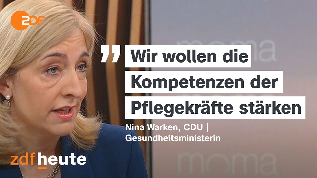 Gesundheitsministerin Warken zum Pflegenotstand in Deutschland | ZDF morgenmagazin