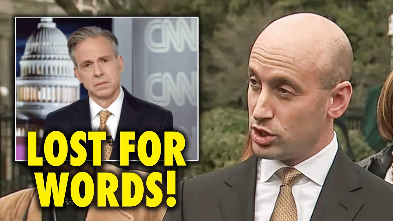 Jake Tapper Pauses in Disbelief After Stephen Miller's Wild Claim