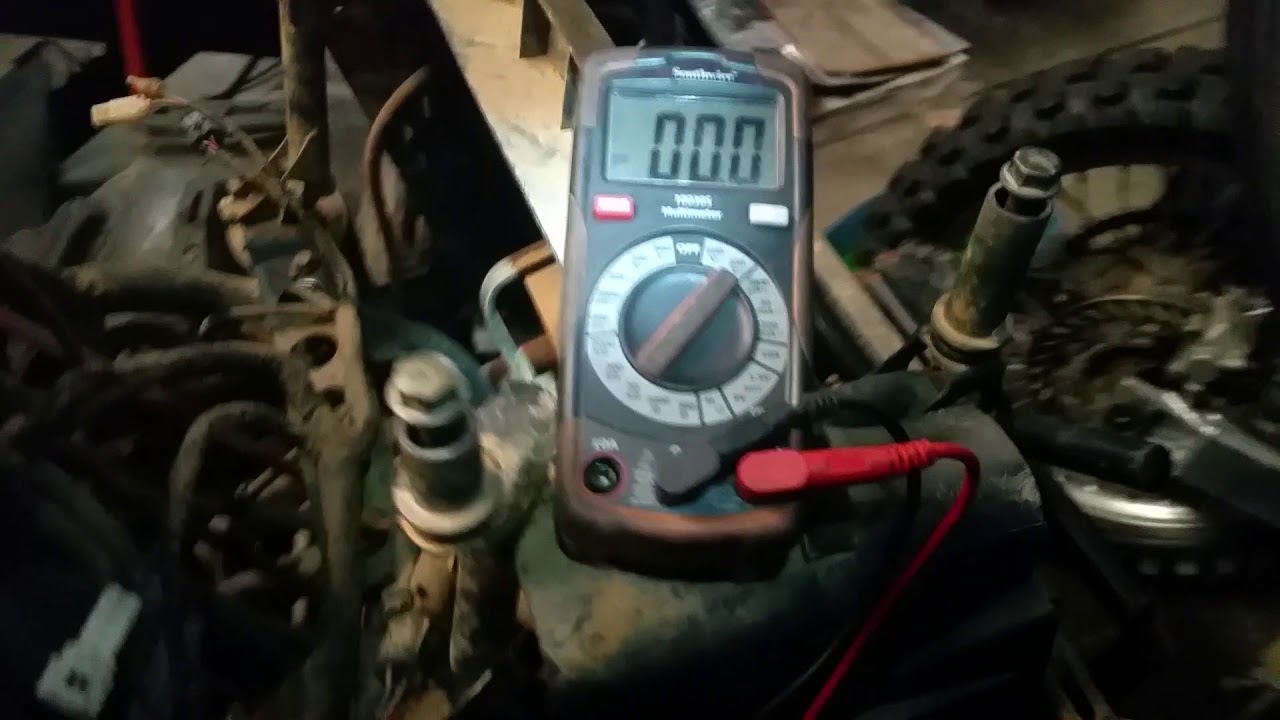 2008 Kawasaki Brute Force Pick Up Coil Test Crankshaft Position Sensor Test
