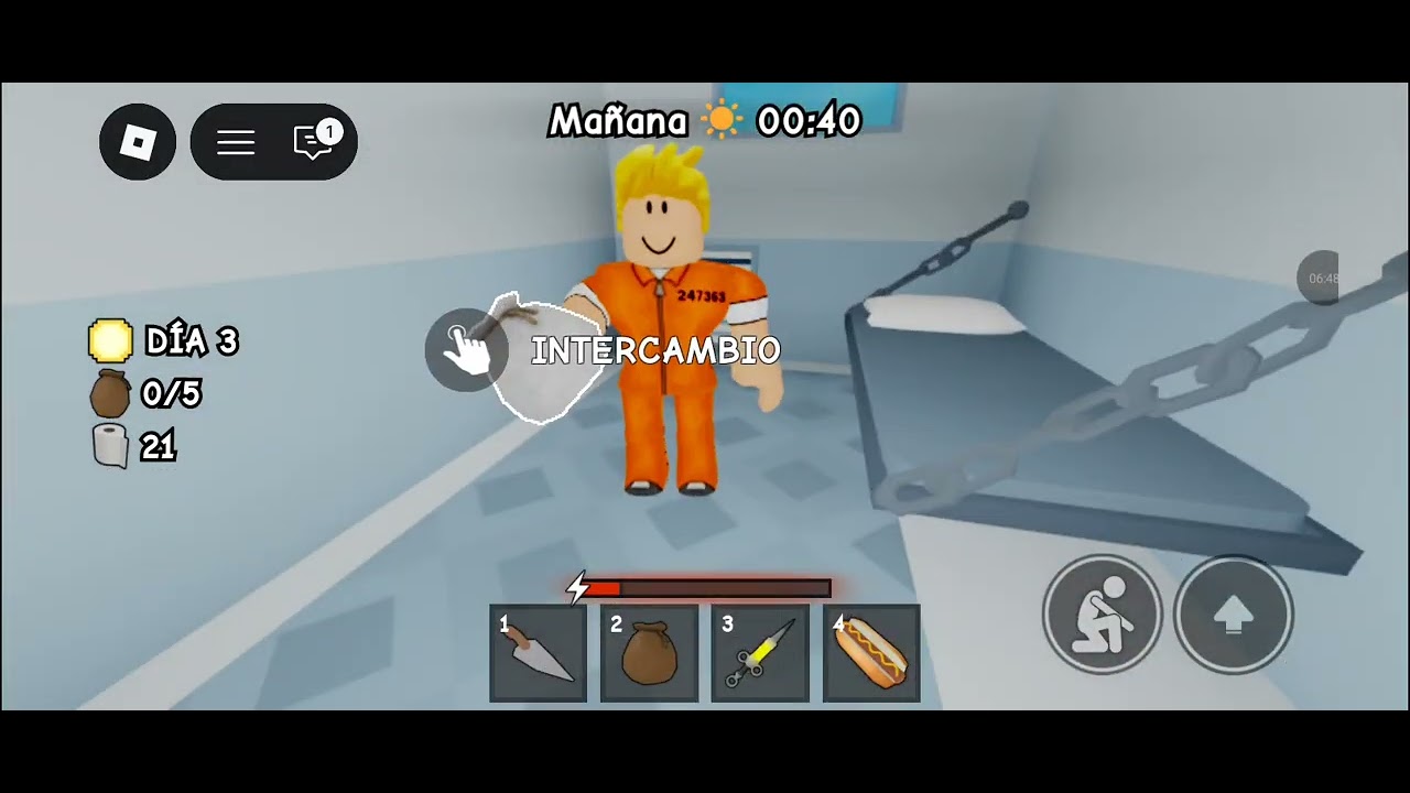 Jugando cava para escapar
