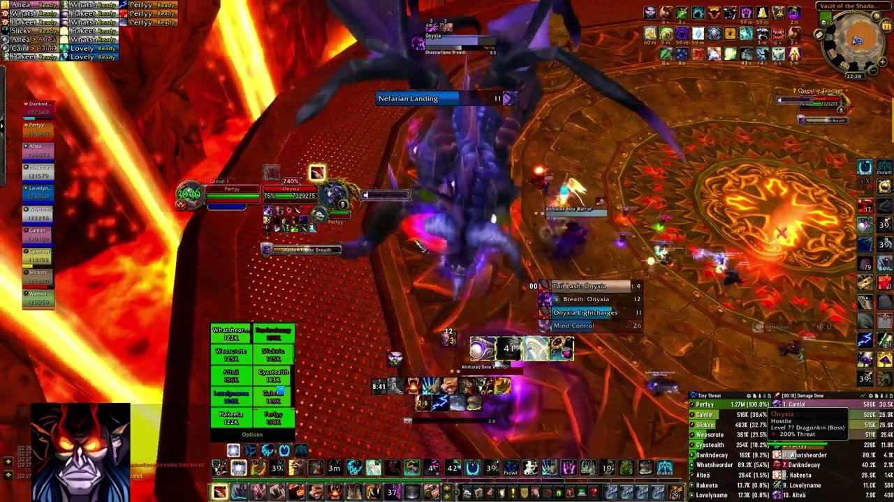 10Man Nefarian HC Cata Classic - Druid Tank POV