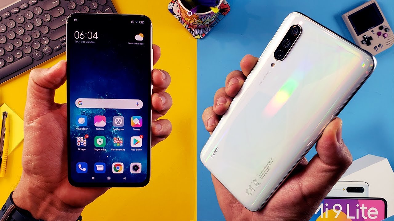 Xiaomi Mi 9 Lite - MAIS BATERIA e melhor SELFIE | Unboxing e Impressões