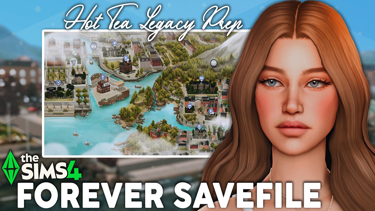 Creating a family and lore for my Hot Tea Legacy Challenge Founder! | The Sims 4