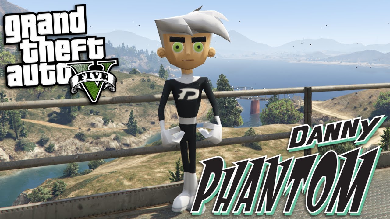 GTA 5 Mods - DANNY PHANTOM MOD (GTA 5 Mods Gameplay)