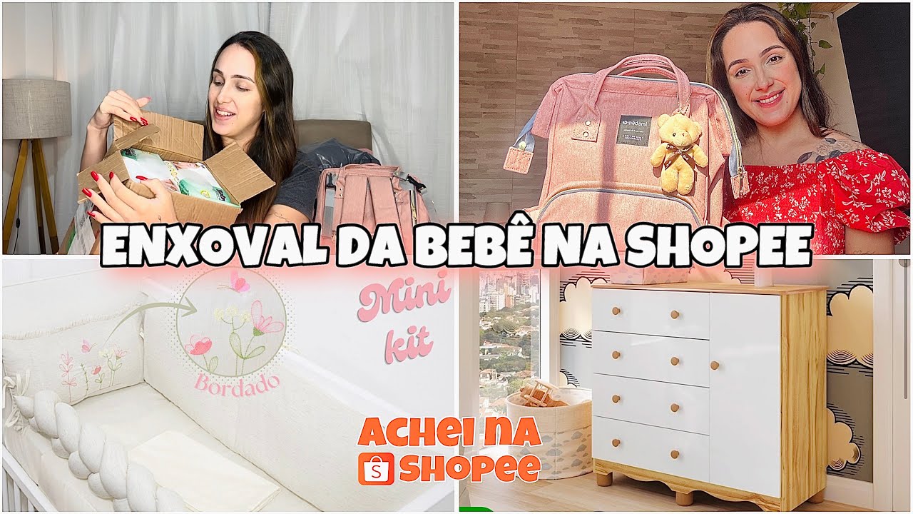 COMPRINHAS DA SHOPEE PRO ENXOVAL DA BEBE | VALE A PENA ?