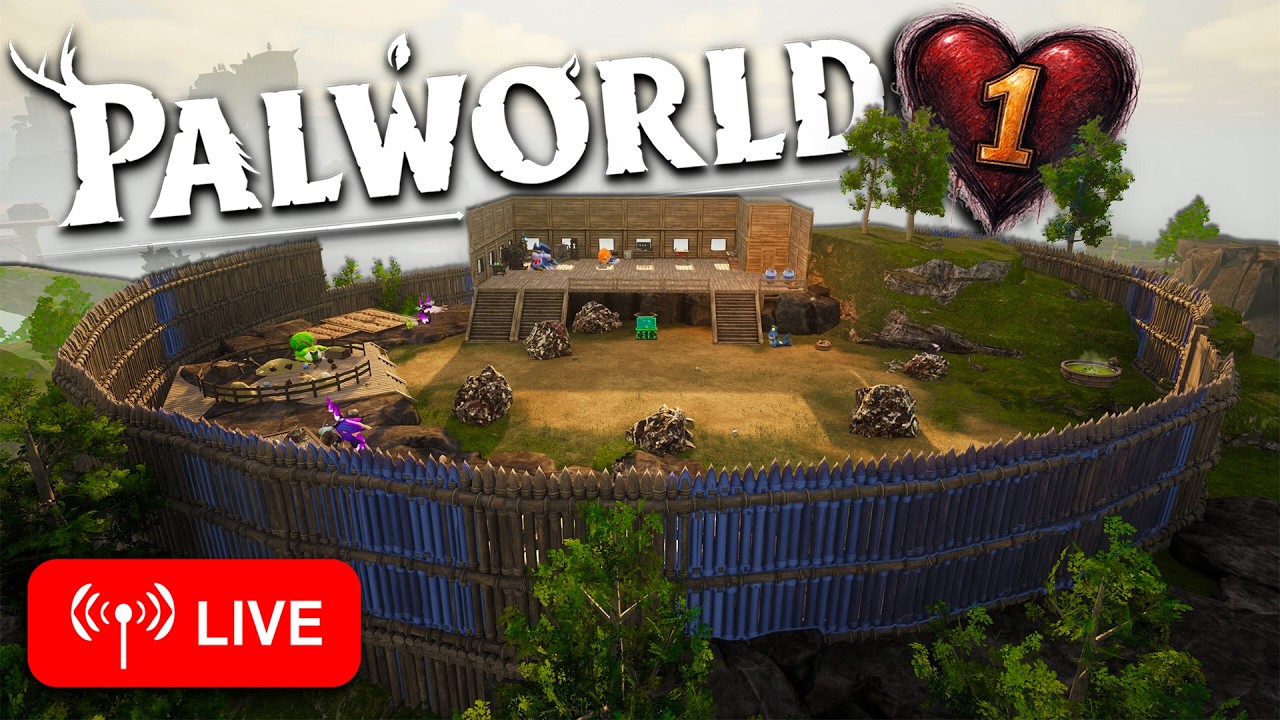 🔴 LIVE - Palworld One Life Challenge: Let's try to make some progress (without dying).