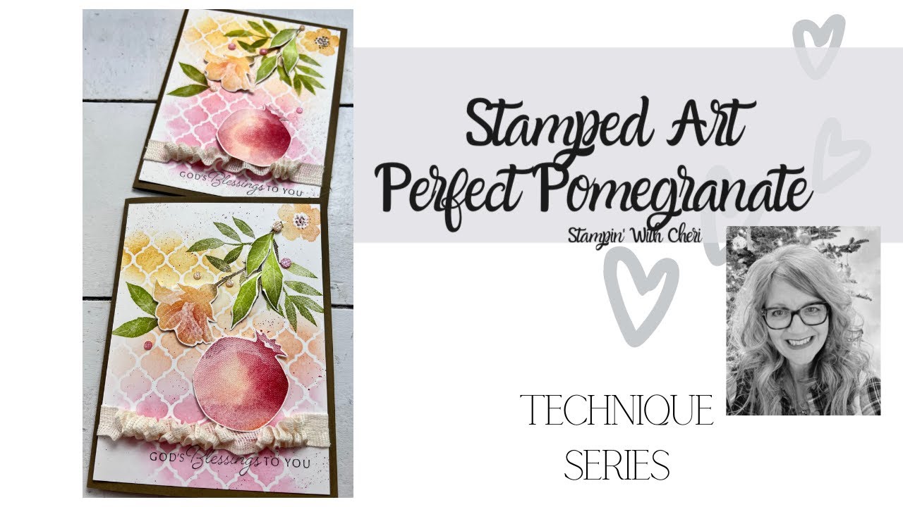 ART of Stamping Series: Project 2 Pomegranate, Masks, Stamparatus