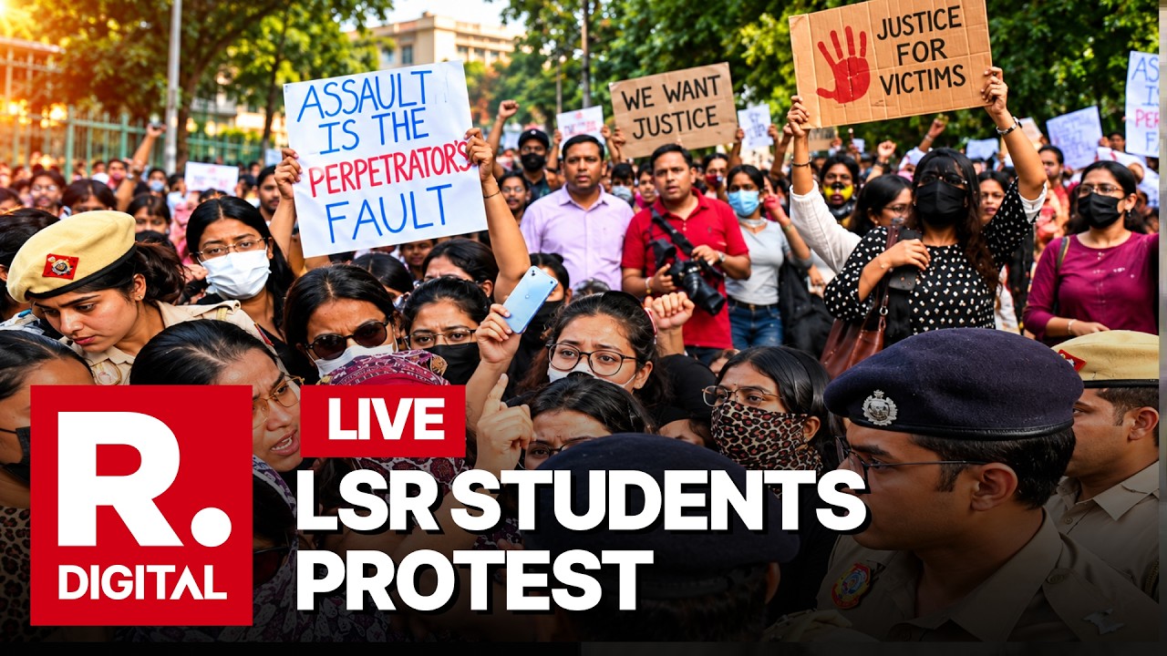Delhi Gangrape: LSR Students Protest Over Lack Of Safety | LIVE