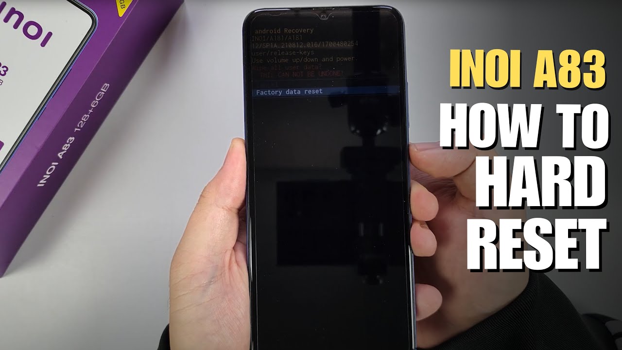 How to Hard Reset INOI A83 | Removing Password Unlock