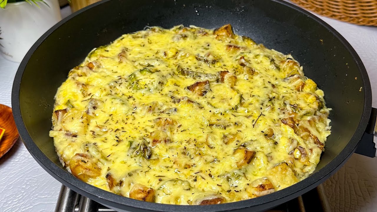 الطبق المفضل عندنا في الصيف 😍 غراتان المقلاة بالبطاطا و القرعة بدون لحوم اقتصادي و بنين يقتل 🤤
