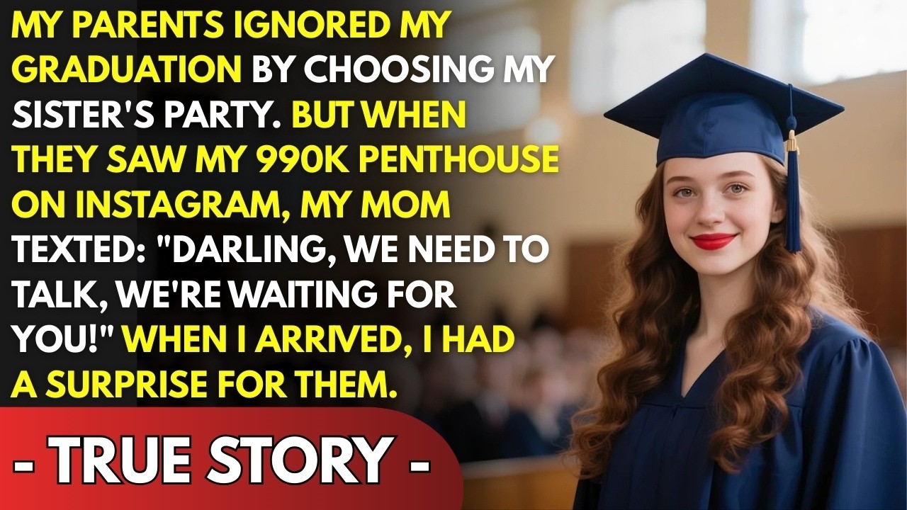 My Parents Ignored My Graduation By Choosing My Sister's Party—7 Years Later They Begged For
