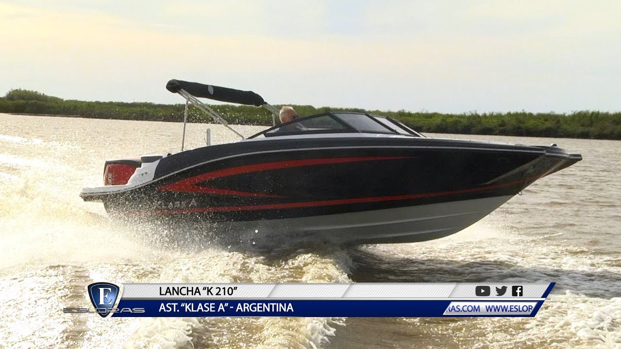 Esloras Tv Lancha KlaseA K210 Motor Fuera de borda