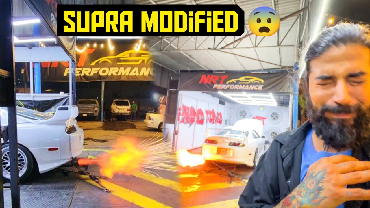 Finally Apni Supercar Supra MK4 Full Modify Hogai Loudest Exhaust Ke Sath Dubai Mai 😱
