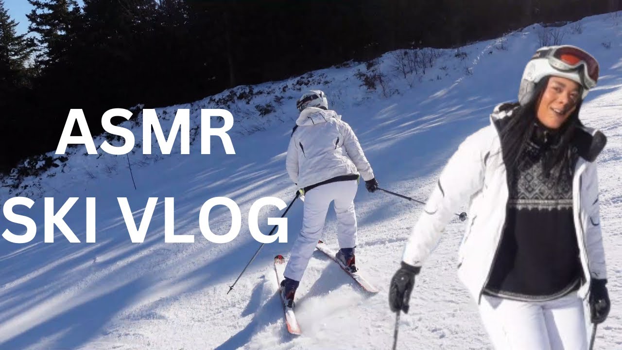 ASMR Ski With Me Vlog | Upclose Whispers Voice Over