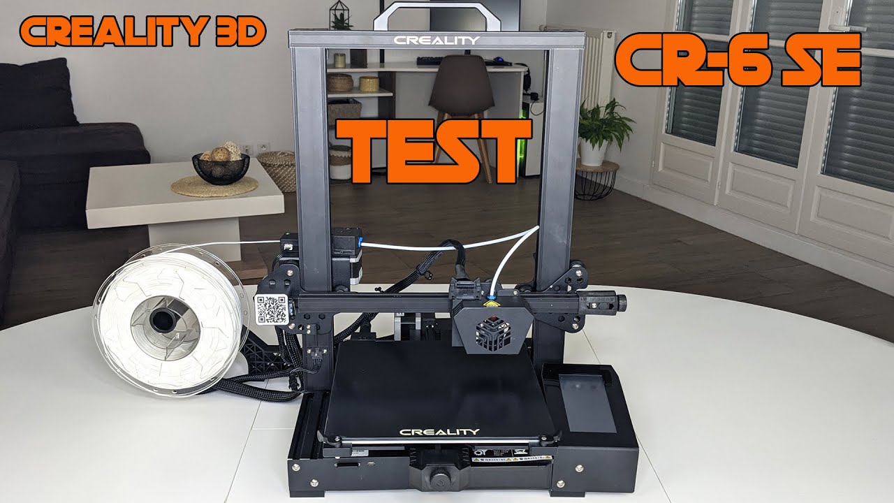 Test Creality CR-6 SE (unboxing, assemblage, réglages et print, le reste sur le blog)