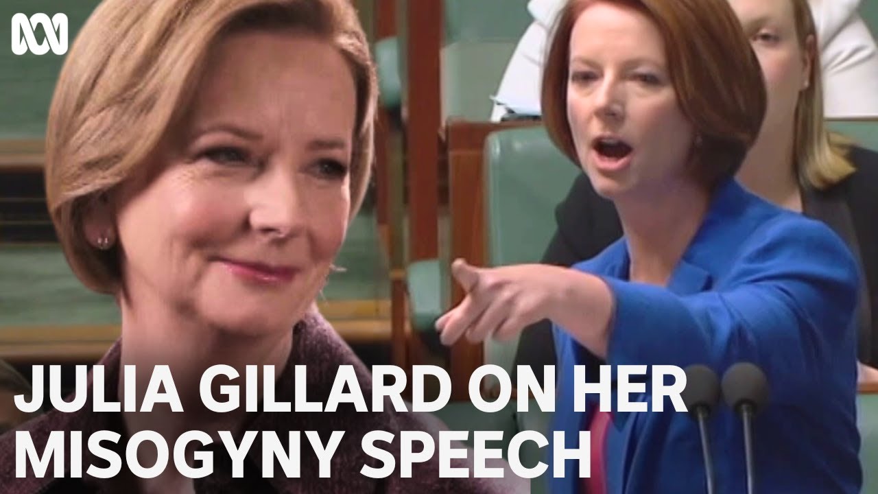 Julia Gillard watches her famous misogyny speech | The ABC Of... with David Wenham | ABC TV + iview