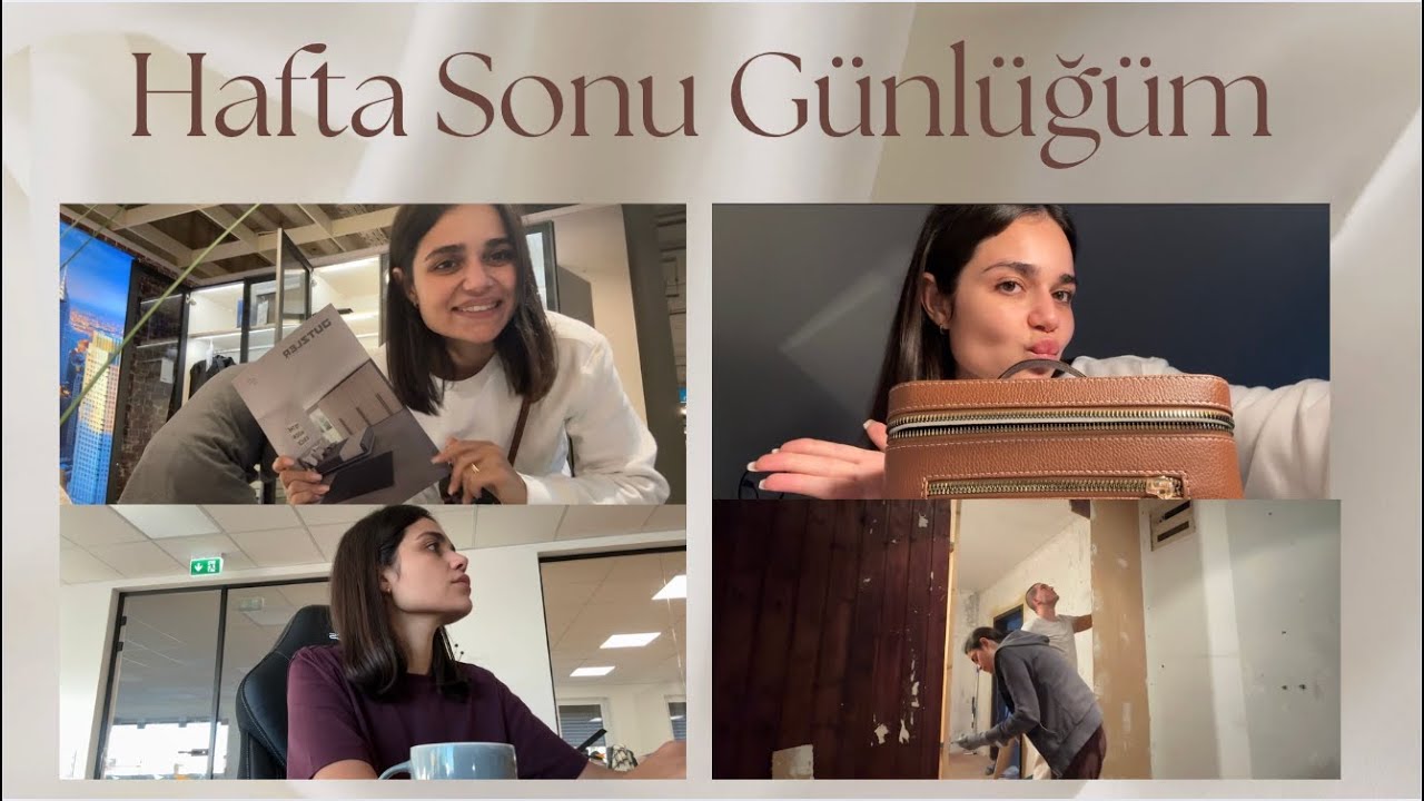 Hafta Sonu Günlüğüm (7) - Evde son durumlar / Mobilya bakma süreci -