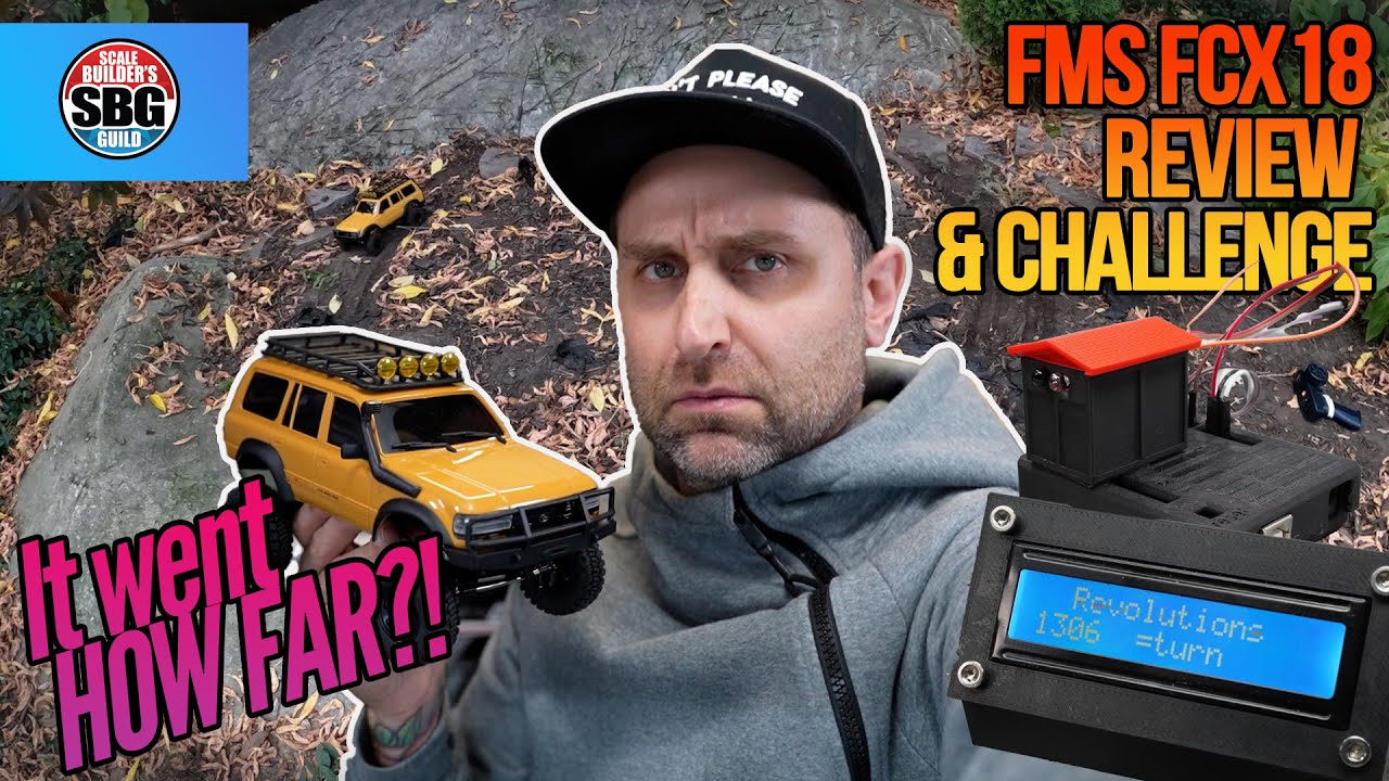 It went a lot further than I thought it would. FMS FCX18 Review