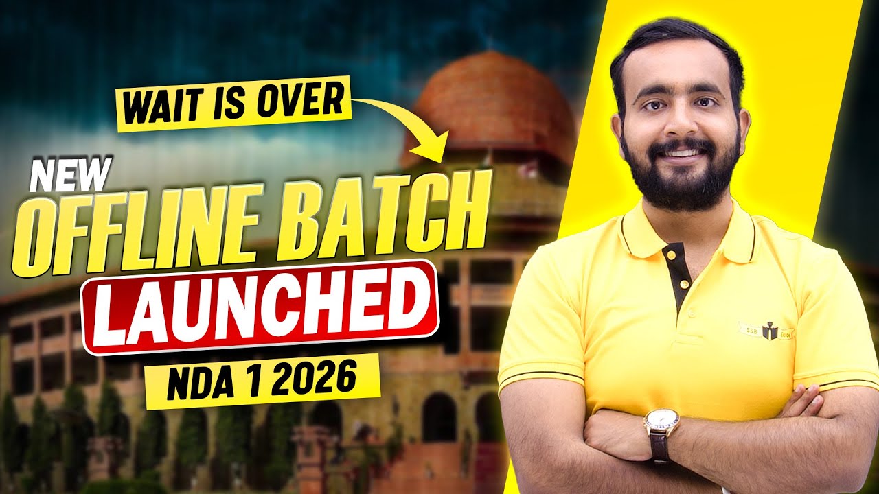 UPSC NDA Aspirants Alert 🚨 ||  SSBGUIDE Defence Academy Offline Batch 🔥