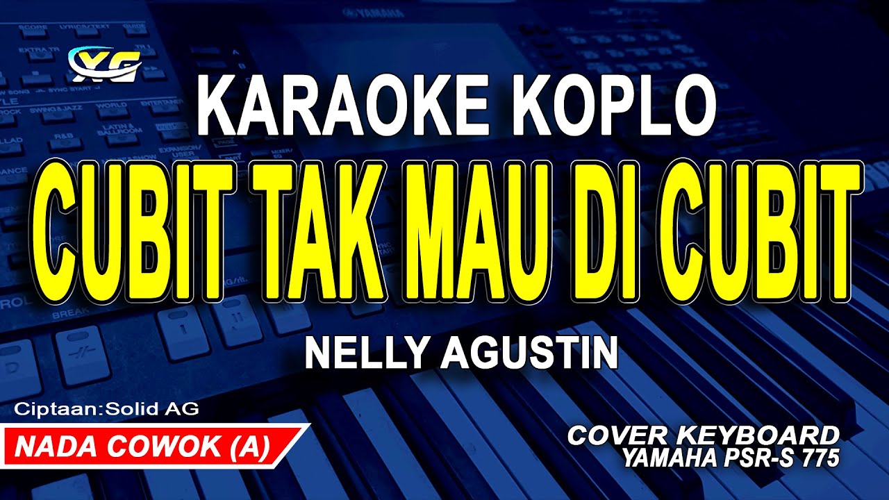 CUBIT TAK MAU DI CUBIT KARAOKE KOPLO  NADA PRIA / COWOK (NELLY AGUSTIN )