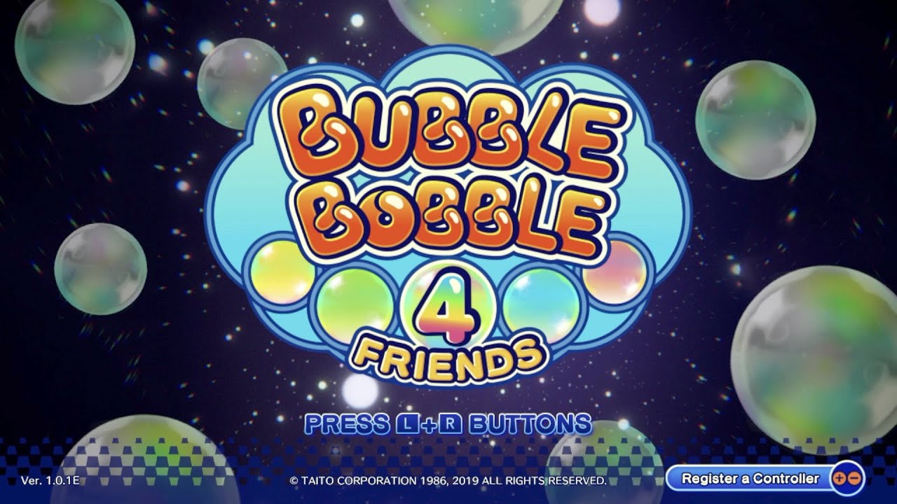 Bubble Bobble 4 Friends: первая игра, но финал (4 игрока)