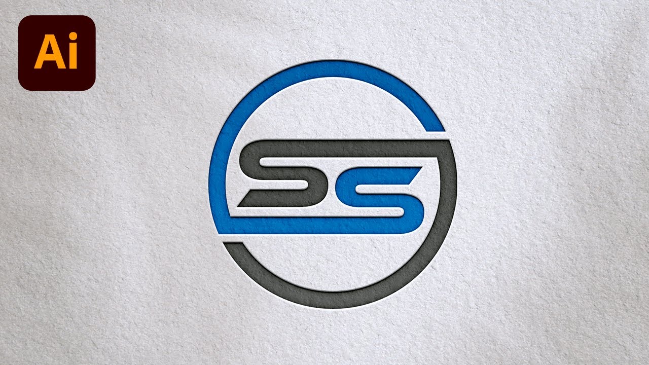 Logo design illustrator - SS Letter Logo Design - How to make logo