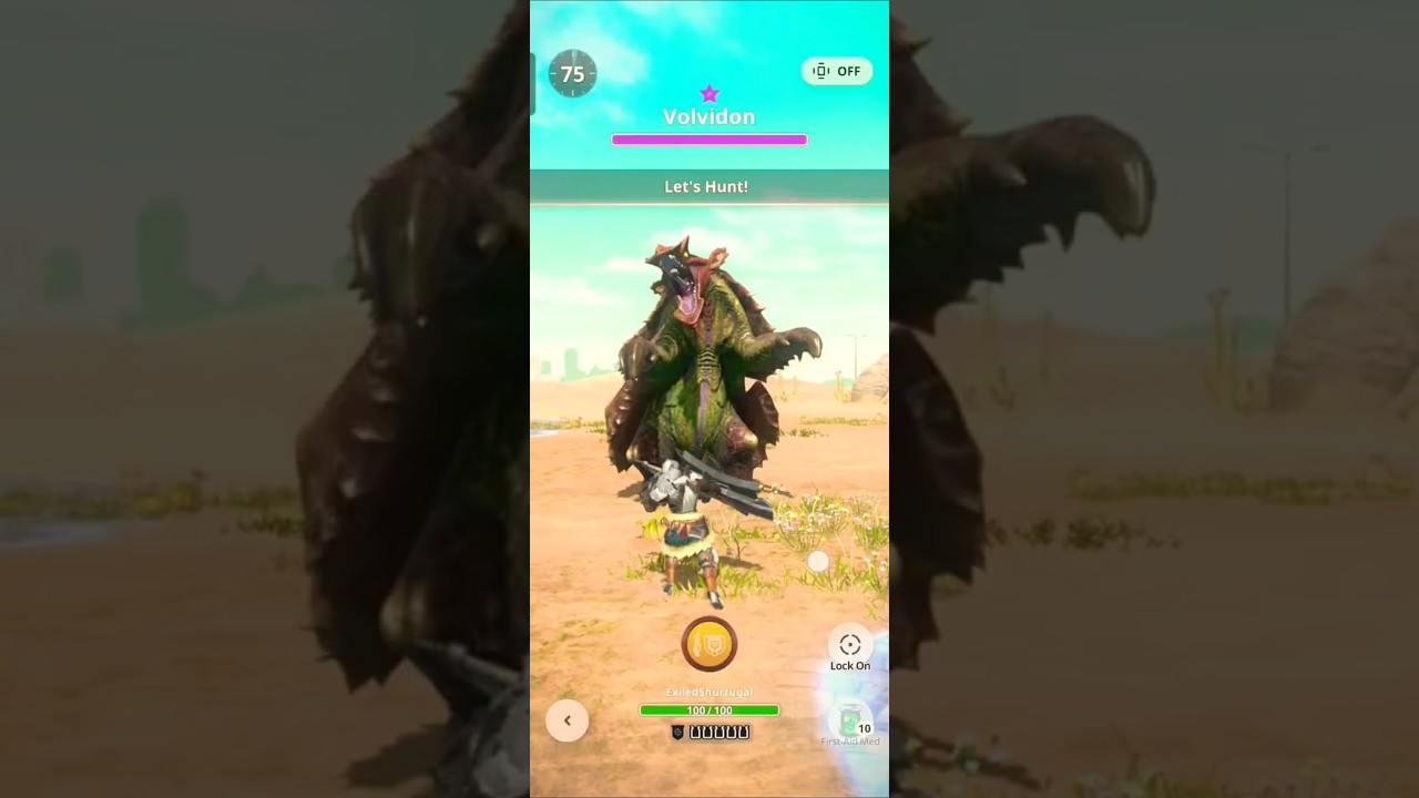 Monster Hunter Now: 6⭐ Volvidon | G6 Elemental Charge Blade!