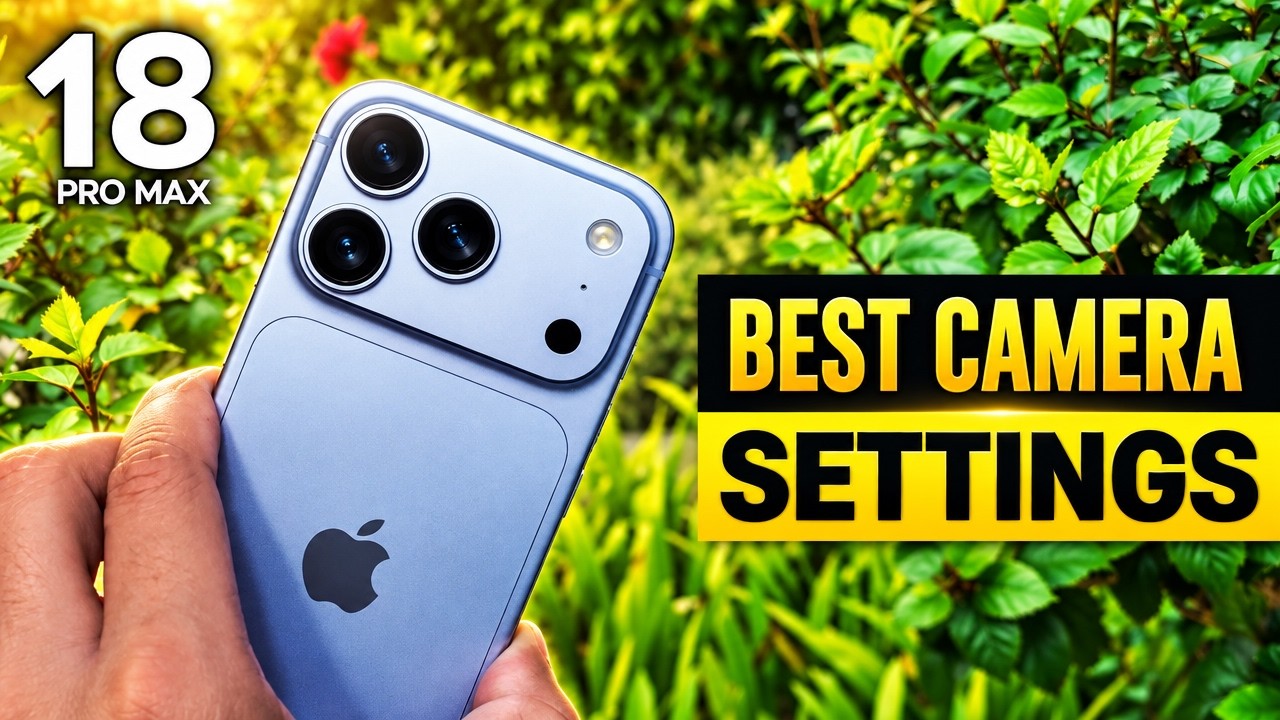 Настройки камеры iPhone 18 Pro Max: что нужно знать