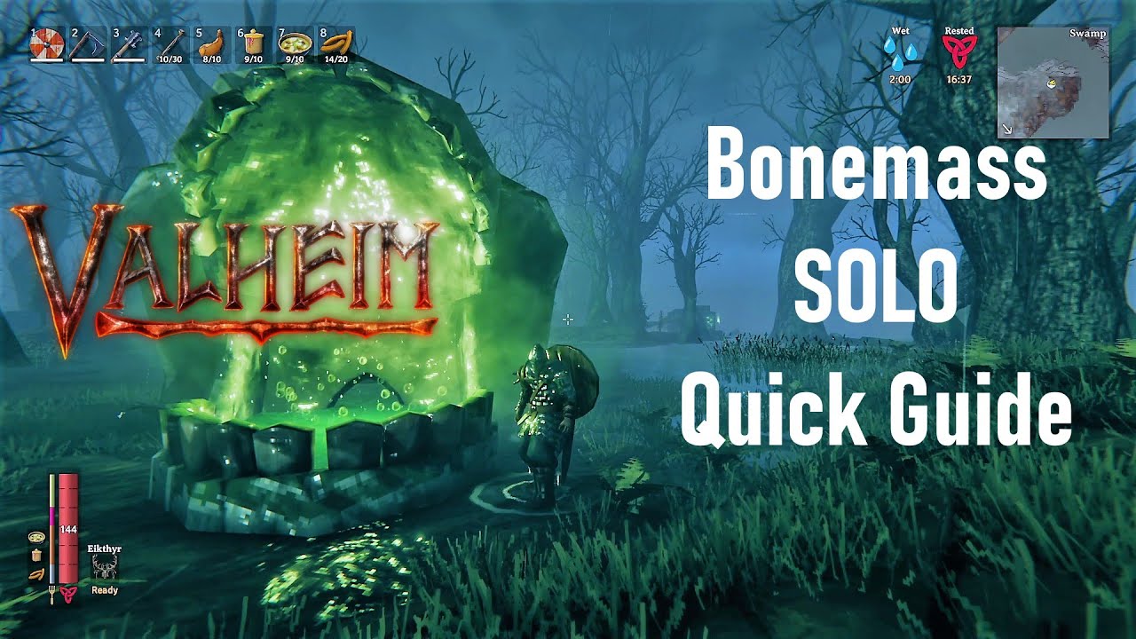 VALHEIM - HOW TO SOLO - Bonemass - Quick guide