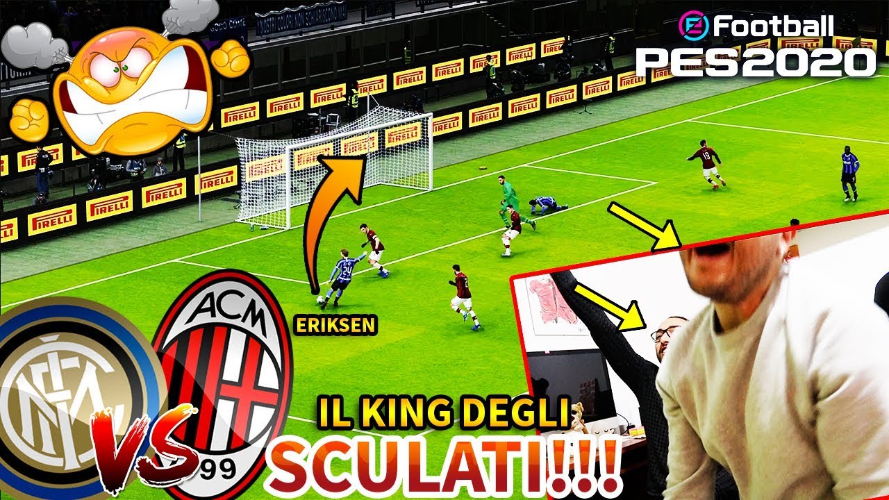 BASTAAA!!! SEGNA CON ERIKSEN E SBROCCO COMPLETAMENTE!!! INTER-MILAN [PES 2020]