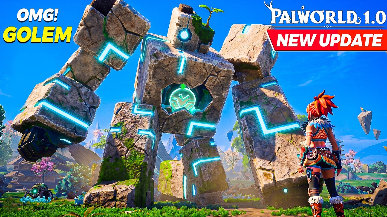 FINALLY PALWORLD 1.0 GAMEPLAY - NEW PALS, NEW BIOMES, NEW BOSS | PALWORLD 1.0 NEW UPDATE