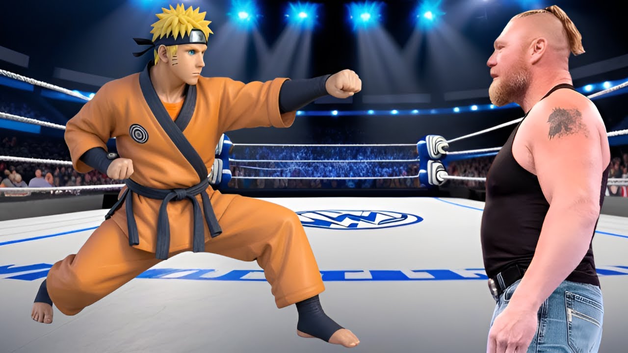 Полный матч - Брок Леснар против Наруто | Матч Железного Человека 2026 | WWE 10 января 2026 г.