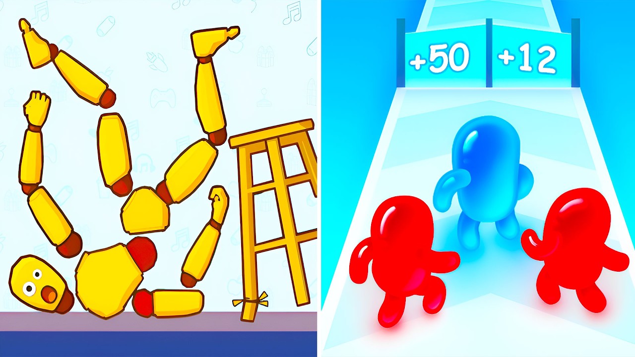 Kick & Break VS Join Blob Clash 3D 🦶🧬 All Levels Max Update Walkthrough Mobile NEW Gameplay K1RX
