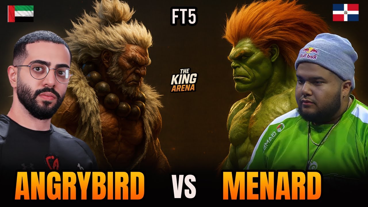 🔥 FT5 ▰ ANGRYBIRD (Akuma) vs MENARD (Blanka) ▰ Street Fighter 6 | High-Level Set 🔥