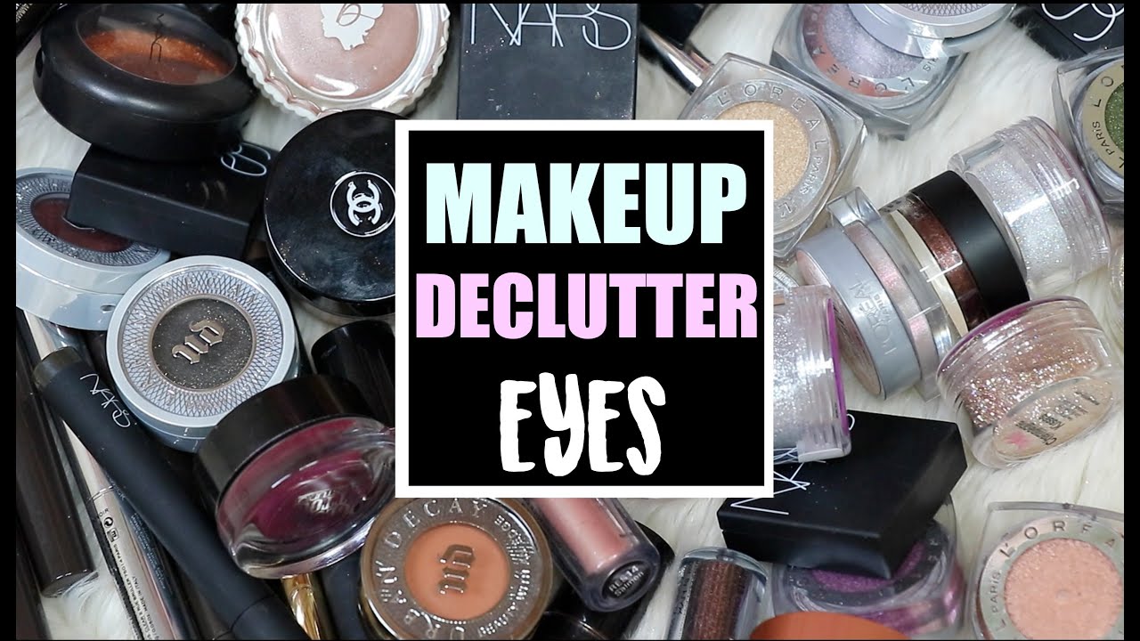 MAKEUP COLLECTION DECLUTTER 2016 | EYESHADOWS